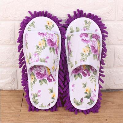 Women  Mop Slippers Socks Microfiber House Slippers Bedroom Shoes PP