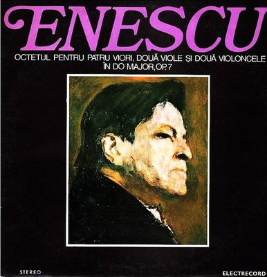 LP Record ENESCU  Octetul Pentru Patru Viori Dou Vi ECE01856 ELECTRECORD 1981 Romania Classical Used
