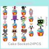 Dandys World Cartoon Party Supplies With Disposable Tableware For Birthday Celebration Decor