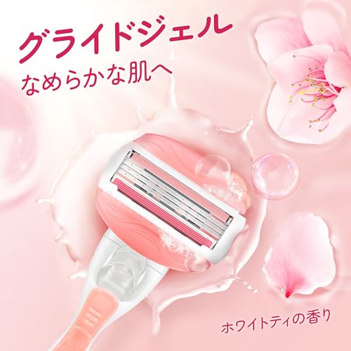 Venus Razor Razor for Women, White Tea Scent, For Moisturized Skin, Body, 2 Replacement Blades, Comfort Glide