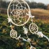 AEE4-Dream Catcher Rings Set, Metal Hoops For Crafts, 6 Inches Macrame Rings Gold, 5 Shapes Metal Hoops 4 Size Pompom Makers