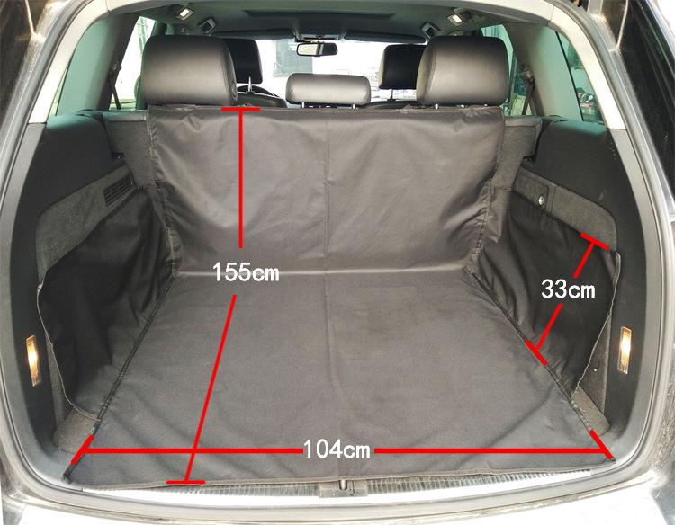 Durable Oxford Car Trunk Mat - Waterproof, Wear-Resistant Pet Seat Cushion