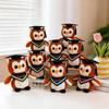 Graduation Wise Owl Plush Toy with Cap - Student Souvenir