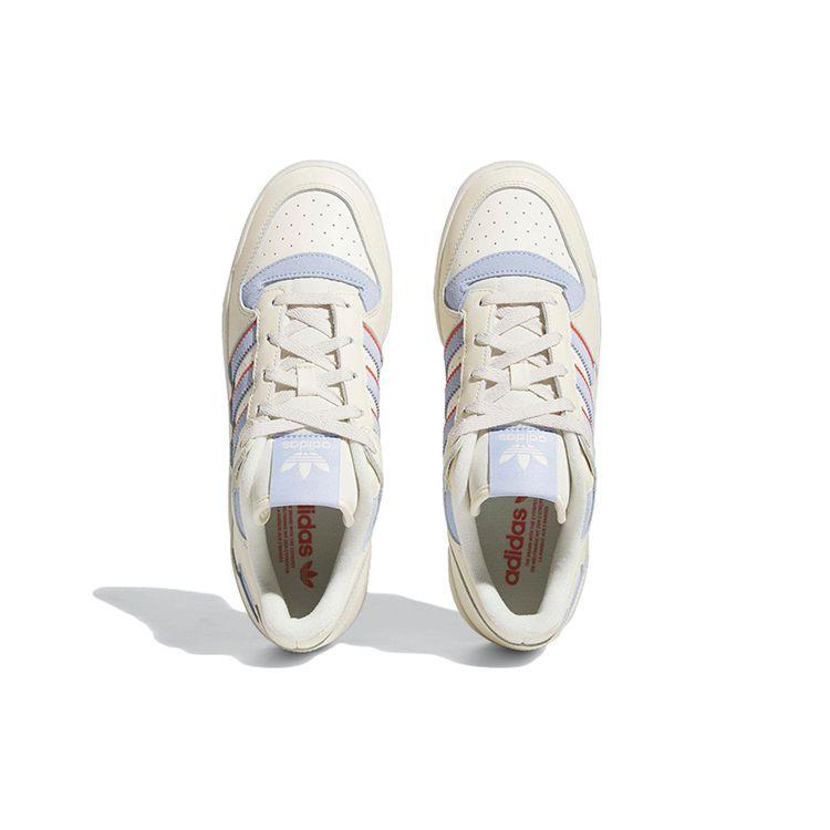 Adidas Forum Low Classic Cream Blue Dawn Men Sneakers Cream-White Preloved-Red FZ6267