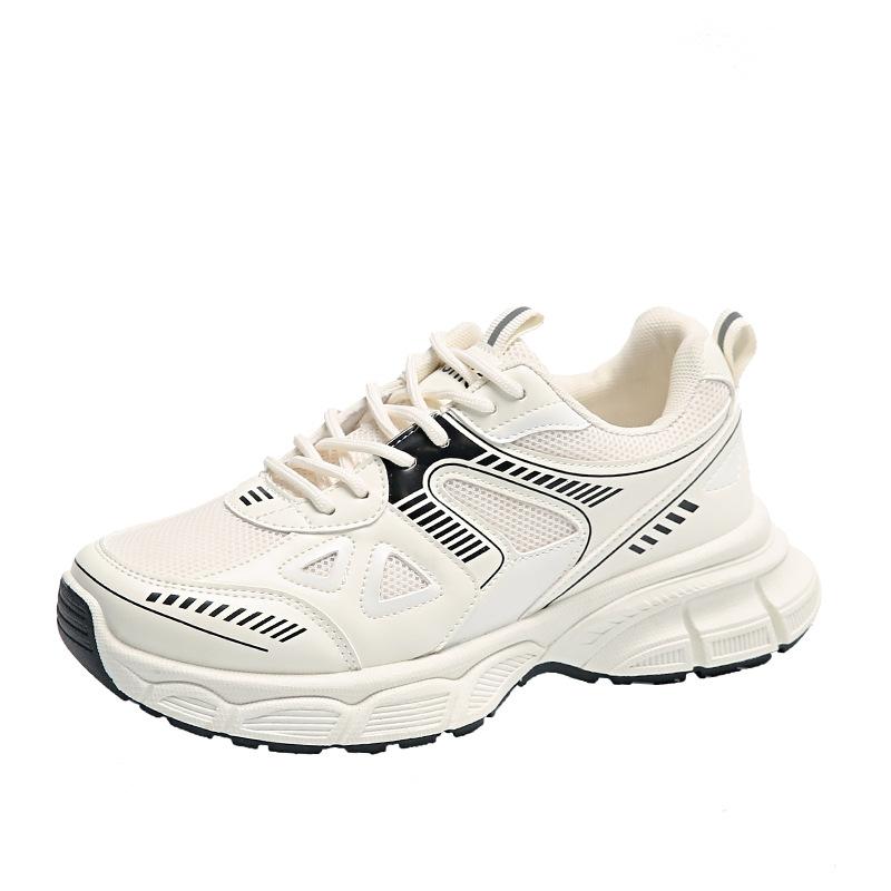 

Platform dad shoes 2025 new women s autumn women s shoes versatile and show small height increase running casual sports shoes 35 белый