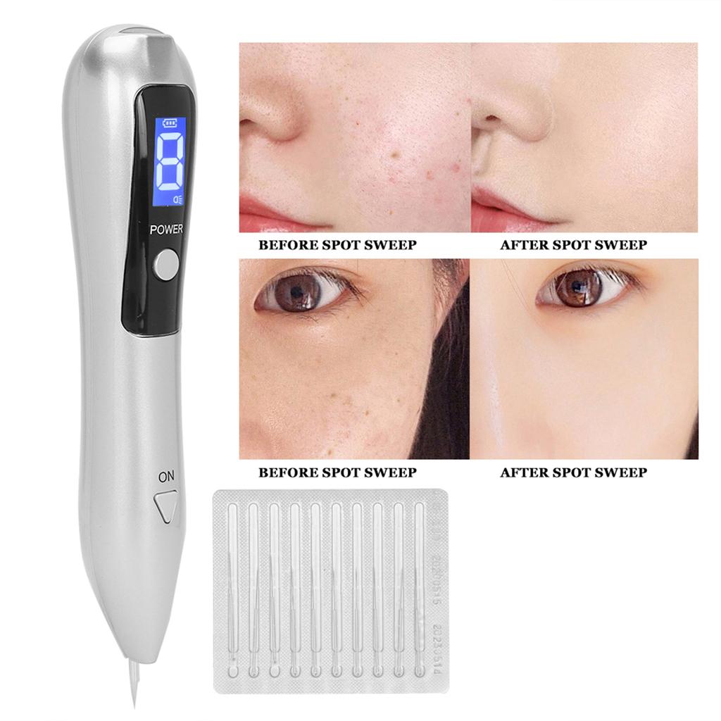 Mole Removal Pen 9 Gears Adjustment Dark Spot Freckle Remover with Blue Light