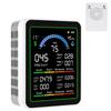 10 in 1 Air Quality Detector CO2 TVOC HCHO PM2.5 PM10 PM0.3 Detection Portable Air Quality Meter for Home