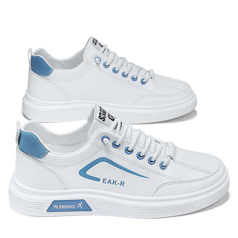 

2025 New Trendy Versatile Cloth Shoes Men s Spring New Breathable White Shoes Men s Sports and Leisure Board Shoes Trendy Shoes 38