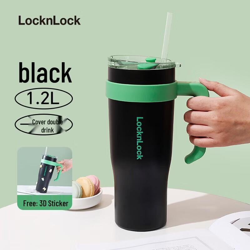 

Lock & Lock 1.2L Insulated Stainless Steel Straw Tumbler