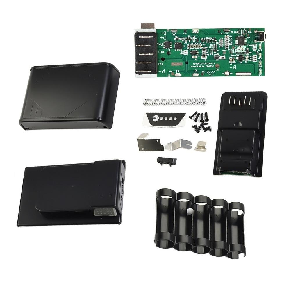Power Tool Batteries Accessories Battery Shell Lithium Ion Battery Protection 18V Circuit Board Plastic Shell 21700