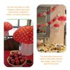 3Pcs Hanging Paper Lanterns Mushroom Shape Party Festival Decorations Indoor Outdoor Mushroom Lanterns Colorful Hanging