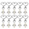 10pcs White, Pink, Blue Alloy Guardian Angel Charm  Wedding Ceremony Favor for Guests