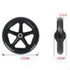 2Pcs Wheelchair Replacement Front Wheel Silent Heavy Duty for