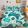 Home Bedding Set Game Player Quilt and Pillowcase AU/EU/US Double Bed/double Bed Full Size