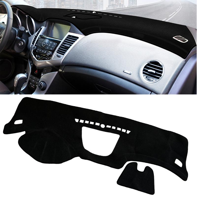 Non-Slip Car Inner Dashboard DashMat Dash Mat Cover Fit For Chevrolet Cruze 2009 2010 2011 2012 2013 2014 Left Hand Drive Black