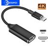 4K 30HZ Type C til HDMI-kabel USB C til HDMI-konverter TV-skjerm USB 3.1 HDMI-kabeladapter for PC Datamaskin TV Skjermtelefon