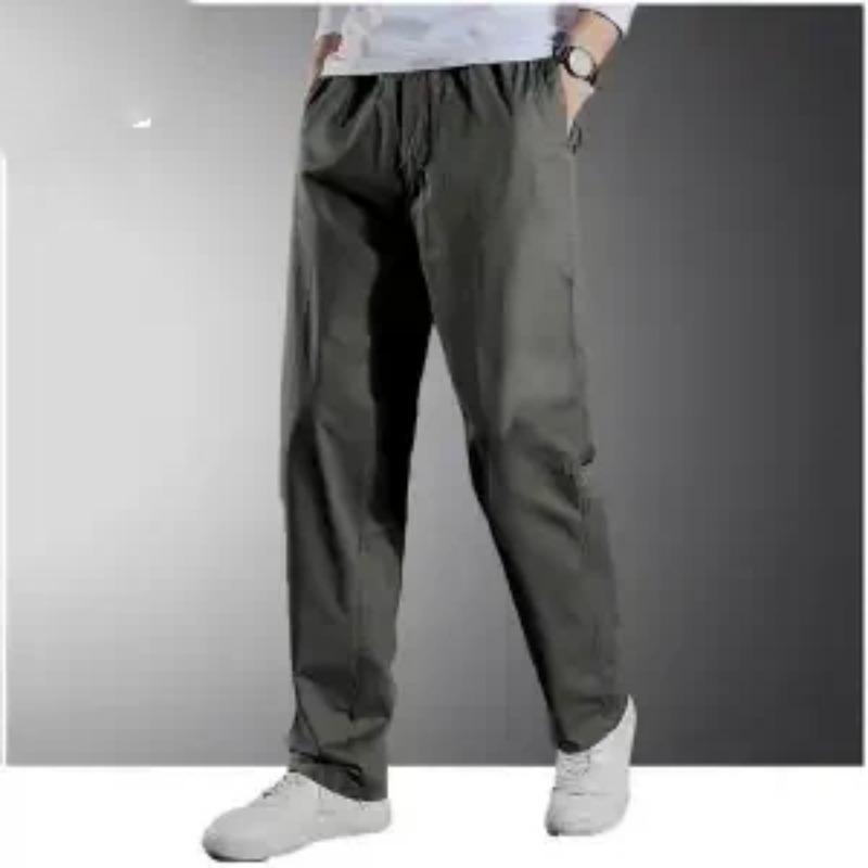 

Men s Casual Loose Pants Drawstring Waist Lightweight Breathable Long Trousers Outdoor Wear 6XL