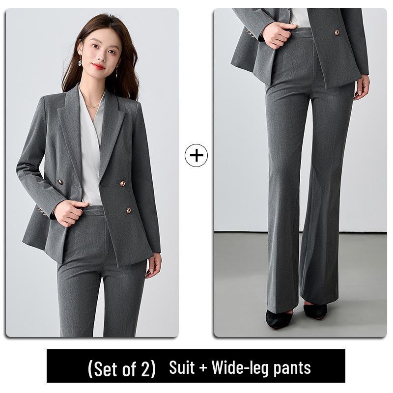 Set Costum Profesional de Înaltă Calitate pentru Femei pentru Recepționiste, Profesori și Personal de Salon - Slim Fit și la Modă