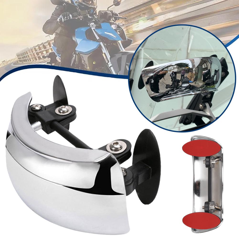 Motorcycle Modification Accessories - Reflective Mirror Full No With Blind Spots -180 View Mirror Degree V3G8