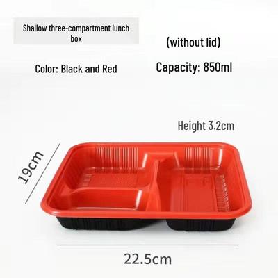 ZISIZ Disposable Multi-Compartment Meal Box