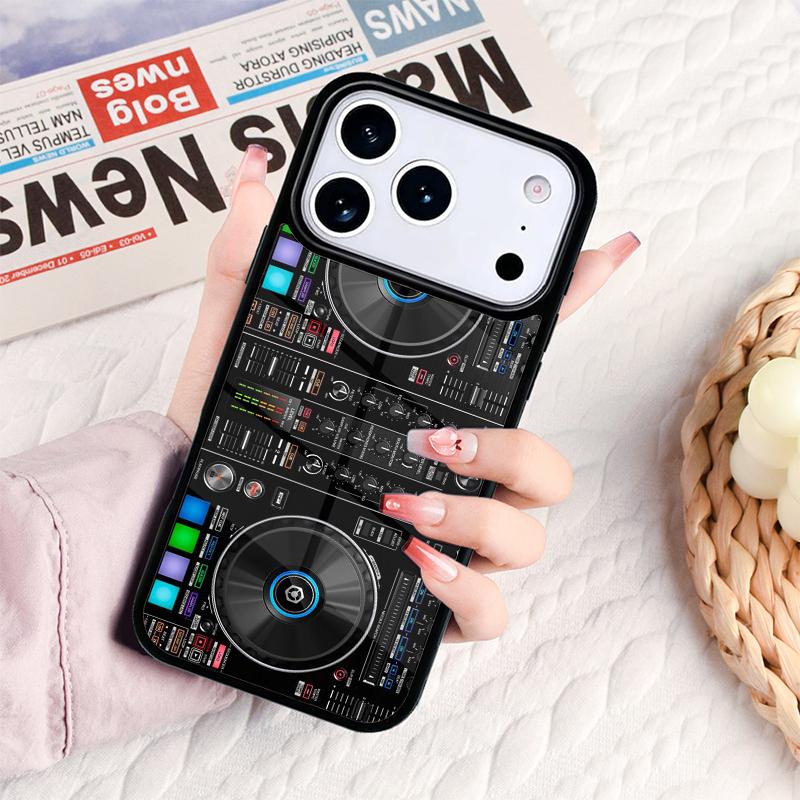Electronic Music DJ Controller Mixer Phone Case For IPhone 17 16e 15 14 13 12 11 Pro Max Air Mini Soft Protective Cover