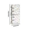 Lightweight Transparent PVC Binder Notebook with Elastic Band M2.5 Loose-leaf Journal DIY Sticker Organizer Stationery Lovers