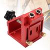 Inclined Hole Drilling Positioner, Adjustable Pocket Hole Jig Kit, 15 Degrees  Angle Aluminum Alloy Woodworking