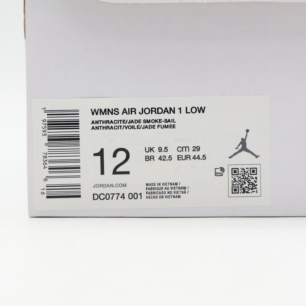 DC0774-001 Nike Air Jordan 1 Low Jade Smoke (Women's)