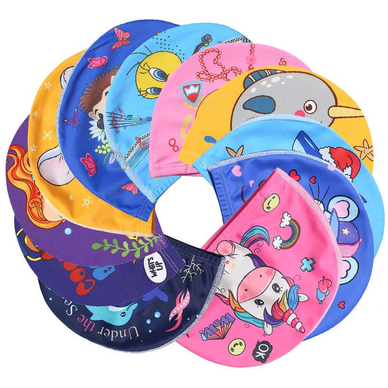 Children's Cartoon Ear-Protective Swim Cap - Cute, Comfy, and Secure for Boys and Girls