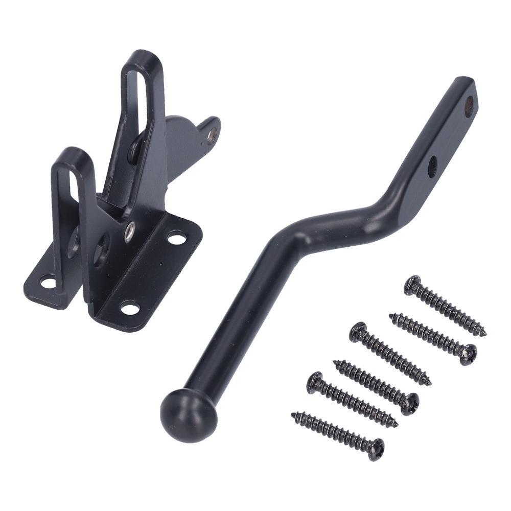 Durable Gate Latch Kit Easy Install Fence Bolt Lock Heavy Self-Locking Gate Latch Garden
