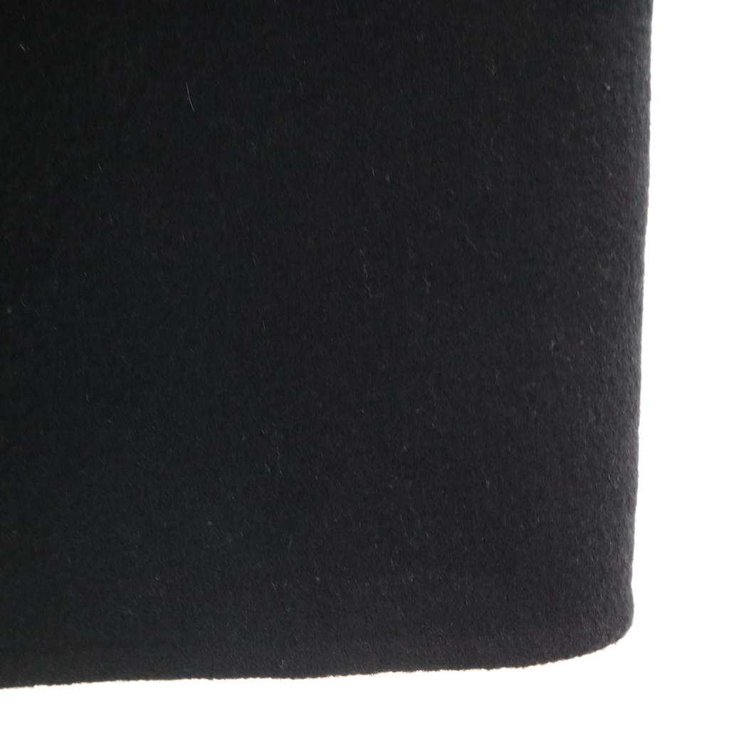 S Max Mara Flannel wool Mini skirt 40 black Women Used