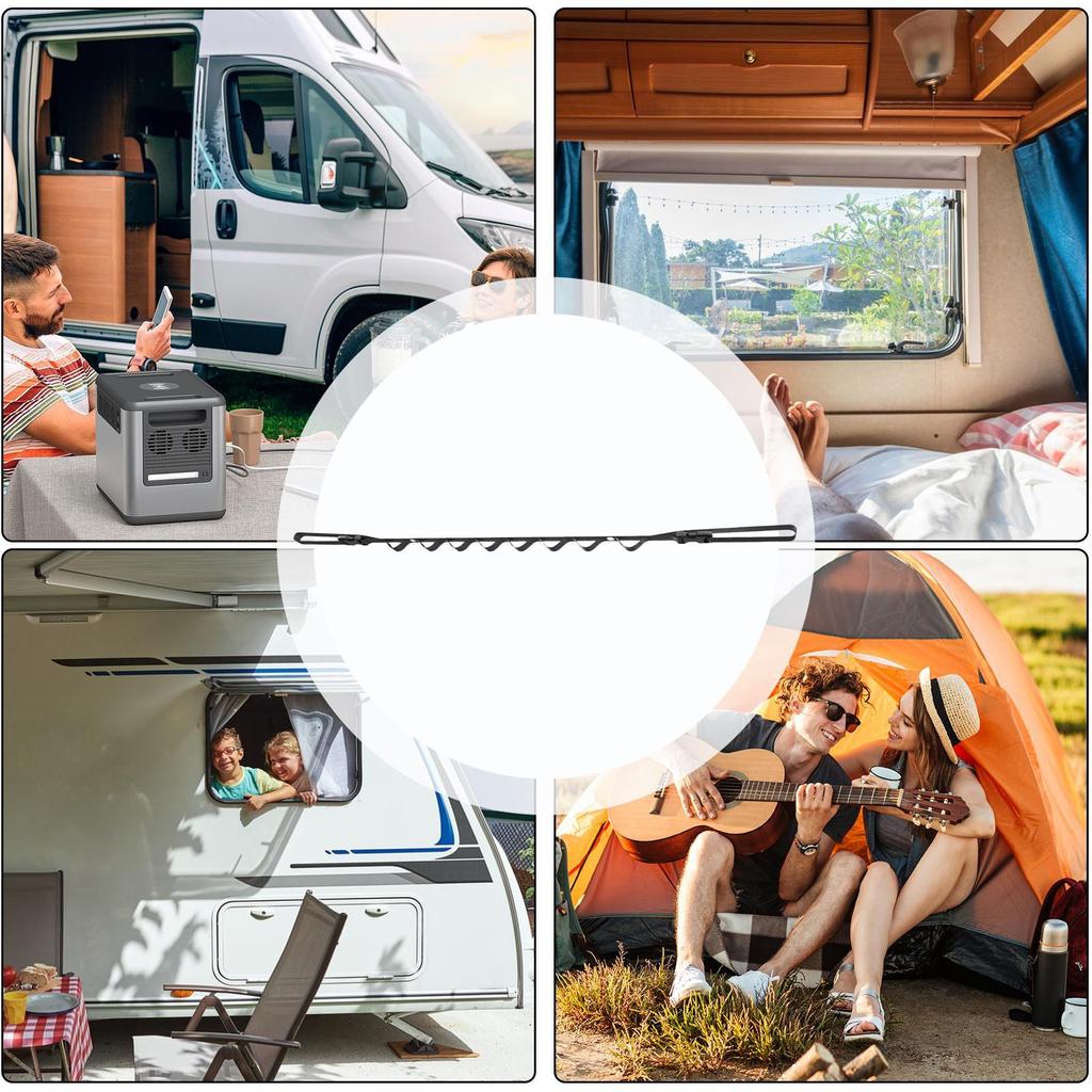 Einziehbare Wohnmobil Wäscheleine Tragbare Wäscheleine, Outdoor Reisezubehör für Wohnmobil Pickup Limousine LKW