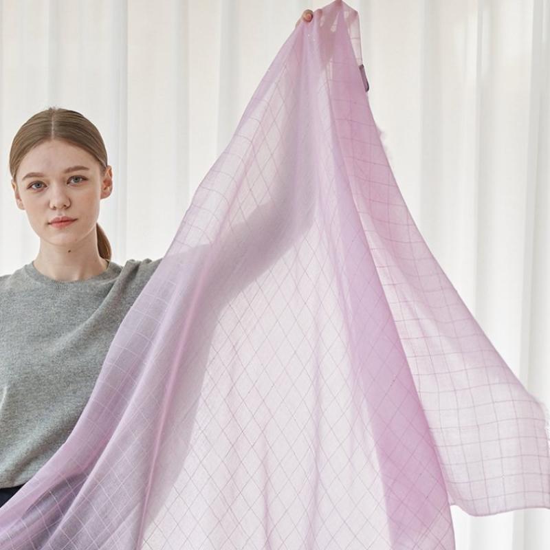 Dal Cashmere Air Cashmere 100 Scarf Shine Light Purple