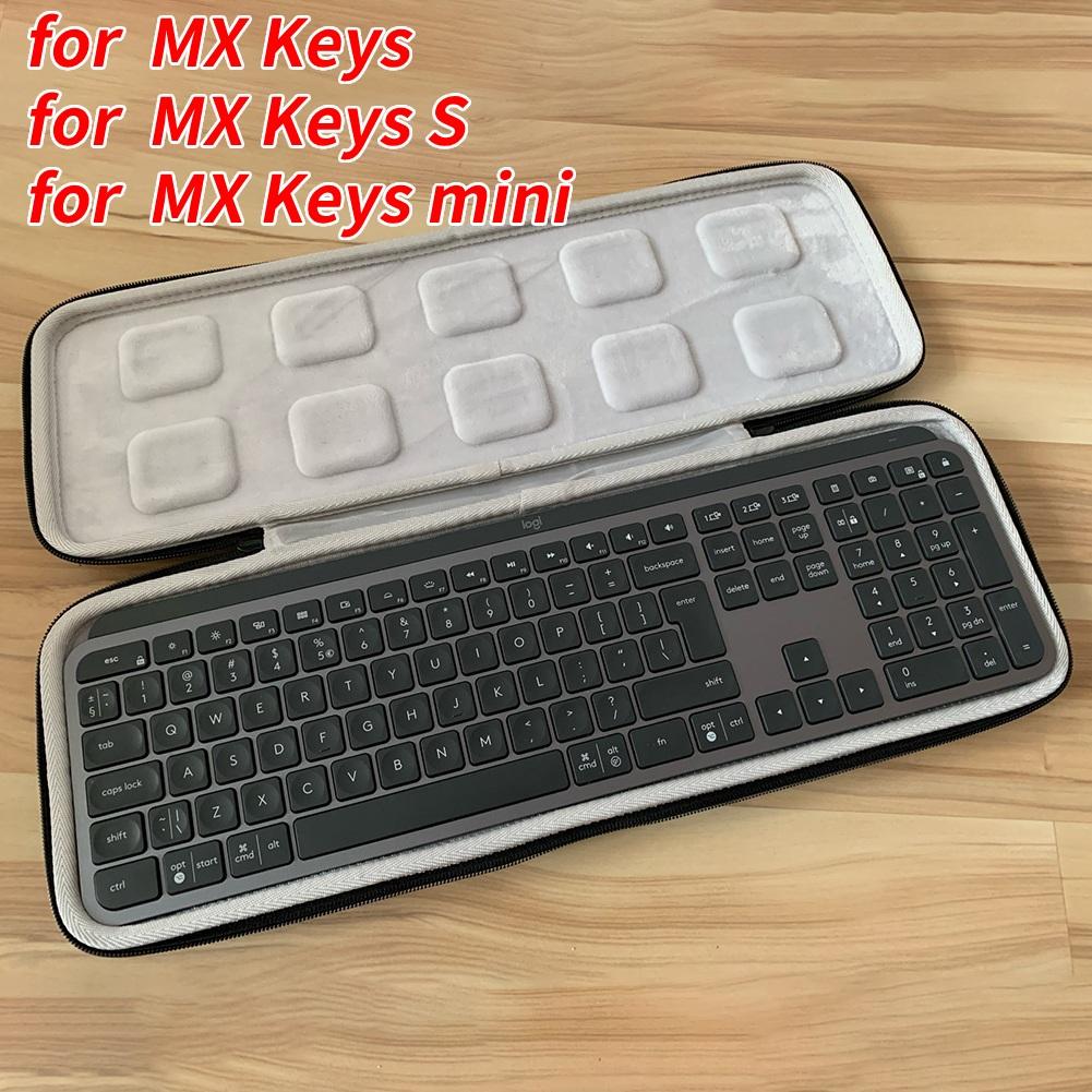 Protective Storage Bag Illuminated Keyboard Storage Case Carry Case for Logitech MX Keys Mini Wireless Keyboard for MX Keys