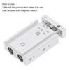 CXSM10-10 Compact Aluminum   Cylinder 10mm Bore 10mm Stroke 0.7Mpa Double Rod Guided Pneumatic Slide with Built-in Magnets for Stable High Load Perf