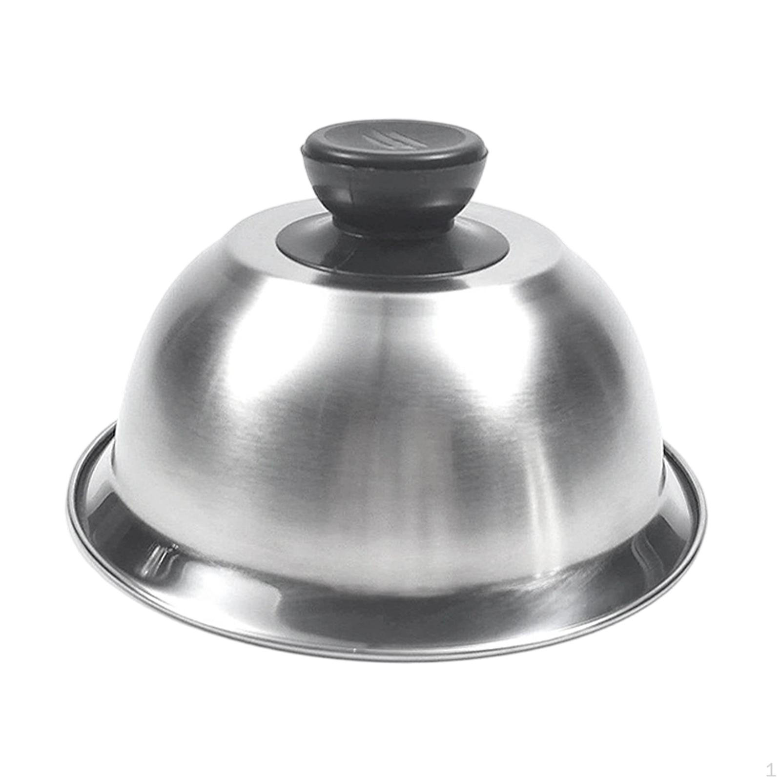 Burger Cover Cheese Melting Dome Barbecue Tool Griddle Accessory Food for 16CM