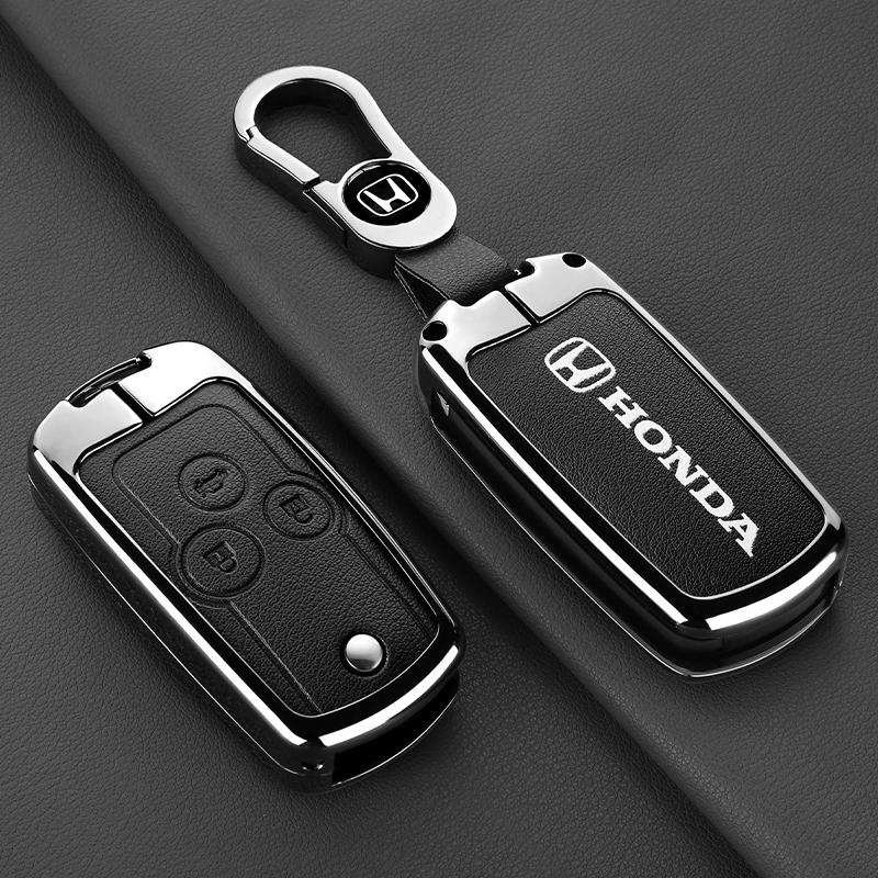 Honda CRV Key Cover Old Model Suitable For Honda HRV Jazz Accord Pilot Acura Spirior Fit Odyssey CRV CR-V 2012 Key Holder Acces BI2