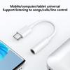 Type C to 3.5mm Auditory Cord, Soft Woven Video Cord for Clearly Sound and Device Compatibility