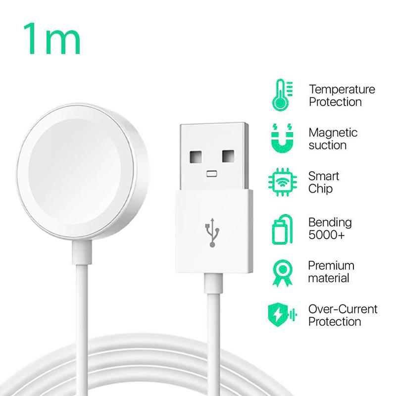 Magnetic Charger For IWatch Charging Cable Portable Magnetic Wireless Charging For IWatch Series Ultra/8/7/6/SE/SE2/5/4/3/2