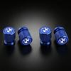 4Pcs Aluminum Car Wheel Tire Valve Caps Tyre Rim Stem Covers Airdust Waterproof For BMW 1 3 5 6 7 Series X1 X3 X4 X5 G20 G38 F48 mkcp79