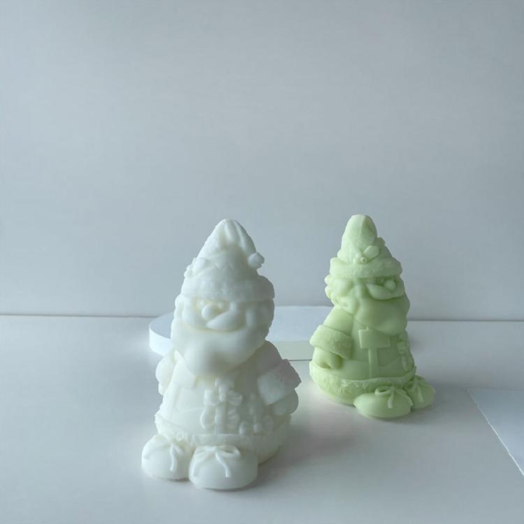Epoxy Handmade Soap Mold Snowman Decoration Candle Mold for DIY Soap Decoration