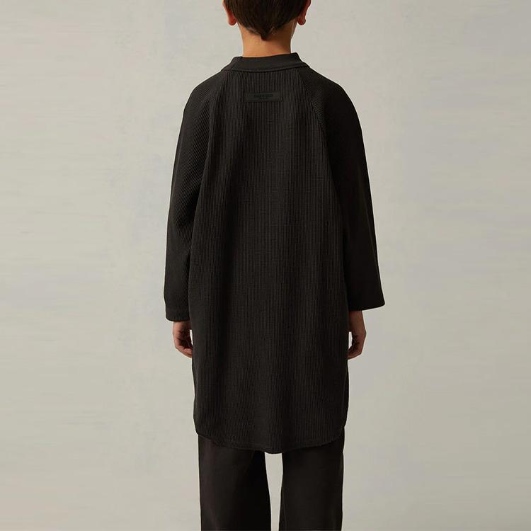 Fear of God Essentials Ss22 Large Logo Printed Crew Neck Long Sleeve T-Shirt Kids Tops FOG-SS22-996