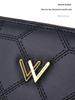 Women's Versatile Long Wallet with Double Zipper, Multiple Card Slots, Large Capacity for Coins, High-Quality Clutch Bag.