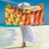 Personalized Fireman Sam Birthday Bash Beach Towel Microfiber Beach Towel Thin Absorbent for Beach Swimming Yoga Bath Sports. 0910191