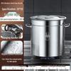 Yuzhuxun Commercial 304 Stainless Steel Soup Pot with Lid