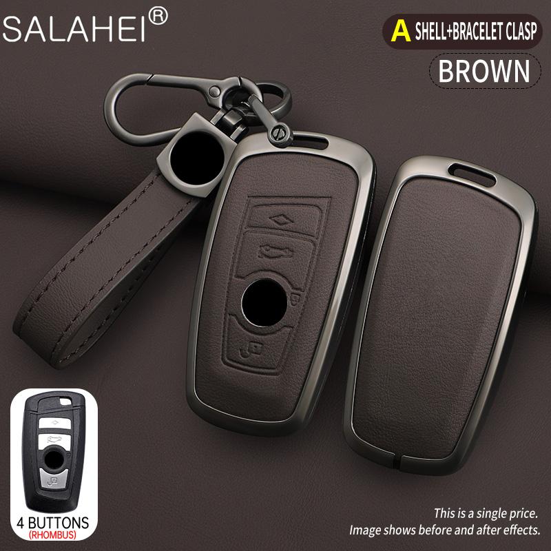 bqwdy8 New Leather Car Remote Key Case Cover Protector Shell For BMW 1 3 5 7 Series X1 X3 X4 X5 F10 F15 F16 F20 F30 F18 F25 M3 M4 E34