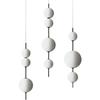 Scandinavian Minimalist Modern Hotel Restaurant Cafe Bar Counter Bedroom Front Desk Glass LED Ball Chandelier Lights