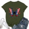 Women's Fashion Casual Printed Round Neck Short Sleeved T-Shirt Top T-Shirt Top Top