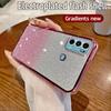 Luxury Colorful Glitter Plating Phone Case For Motorola Moto G42 G52 G53 G54 G40 Fusion Shockproof Bling Bumper Soft Back Cover