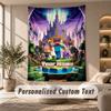 Minecraft Tapestry, Personalized Custom Text, Wall Hanging Tapestry For Living Room Home Wall Decor